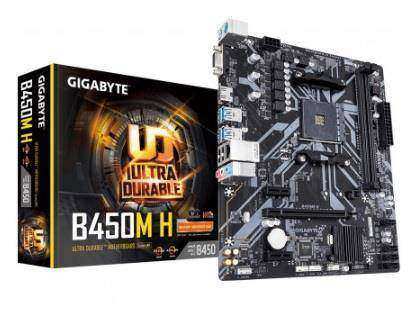 GIGABYTE B450M H B450 DDR4 Vga GLan mATX HDMI USB3.1 M.2 AM4 AMD Anakart