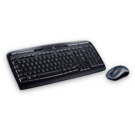 LOGITECH MK330 Q Türkçe Kablosuz Standart Siyah Klavye+ Mouse