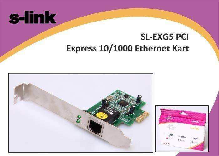 S-LINK SL-EXG5 PCI Express 10/100/1000 Ethernet
