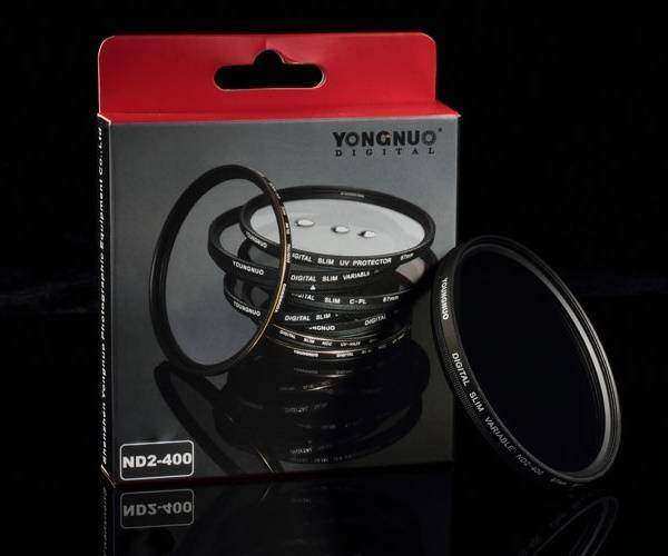Yongnuo 62mm Digital ND2-400 filtre