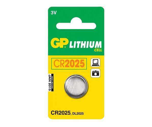Gp CR2025 Lithium Pil