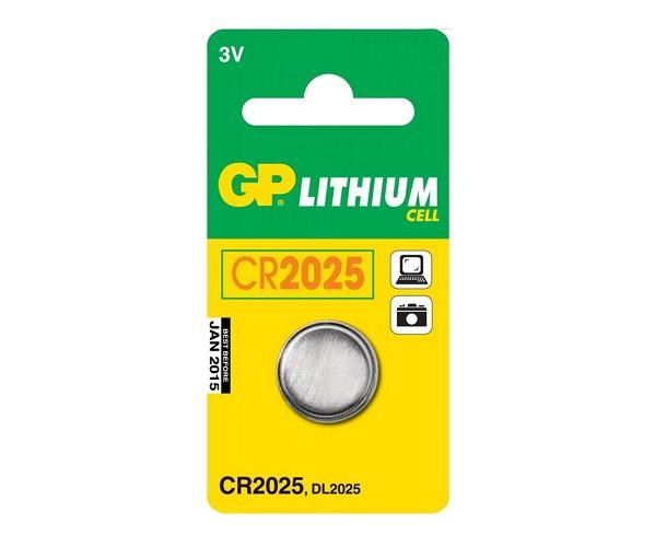 Gp CR2025 Lithium Pil