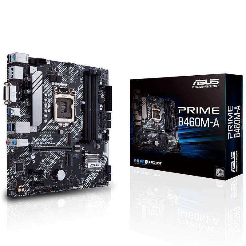 ASUS PRIME B460M-A B460 DDR4 (Vga Yok) GLan mATX 2*M2 HDMI DP USB3.2 RGB 1200p Anakart