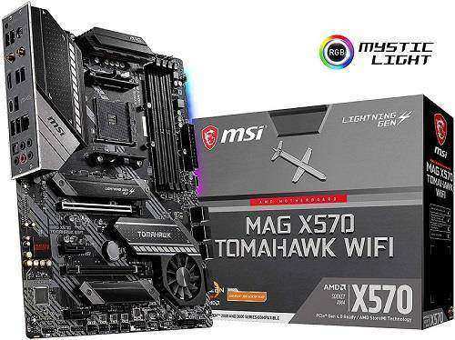 MSI MAG X570 TOMAHAWK WIFI X570 DDR4 (Vga Yok) GLan ATX 2*M.2 USB 3.2 HDMI WIFI BLUT AM4 AMD Anakart