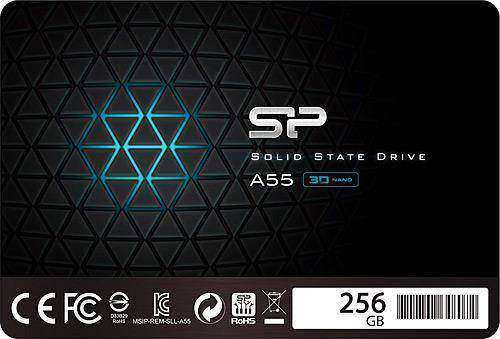 SILICON POWER SP256GBSS3A55S25 Ace A55 2.5 256GB (550/450MB/s) SATA (3D TLC NAND) SSD Disk (7MM)
