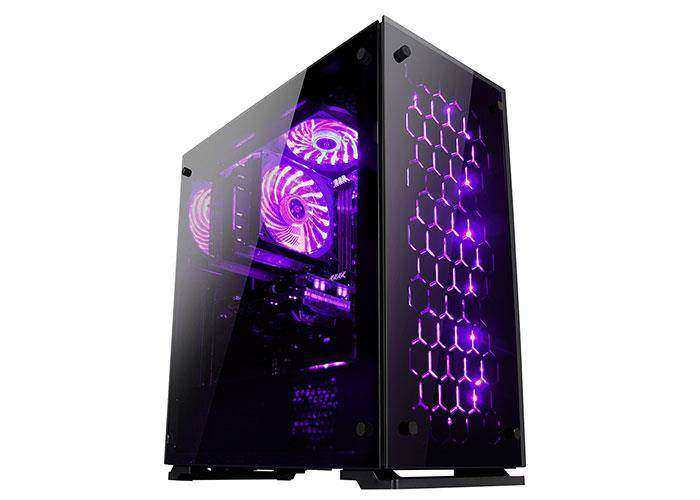 Rampage MAJESTY 600w 80+ Siyah Tempered Glass Cam Mid Tower