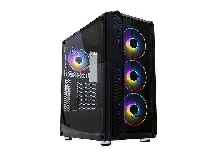 Rampage HARDY 600W 80+ Bronze Siyah Tempered Glass Cam Mid Tower