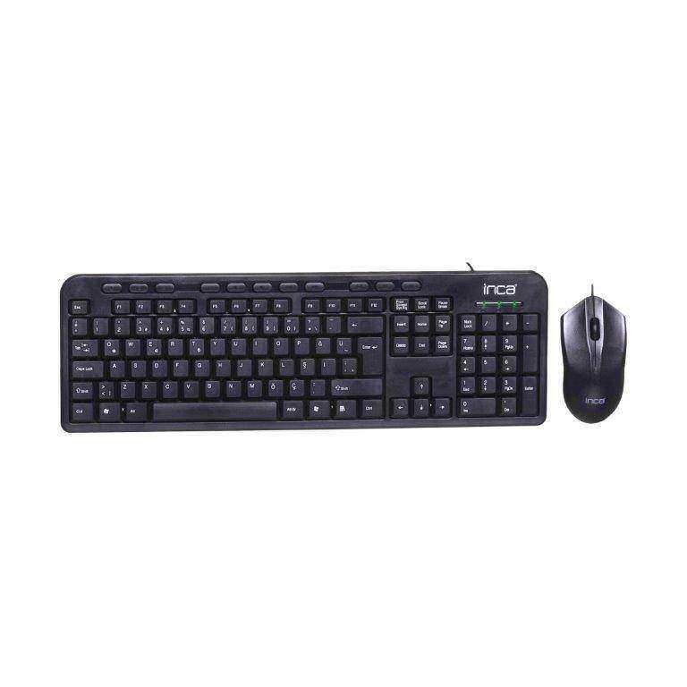 INCA IMK-375T Q Türkçe USB Multimedya Siyah Klavye+ Mouse
