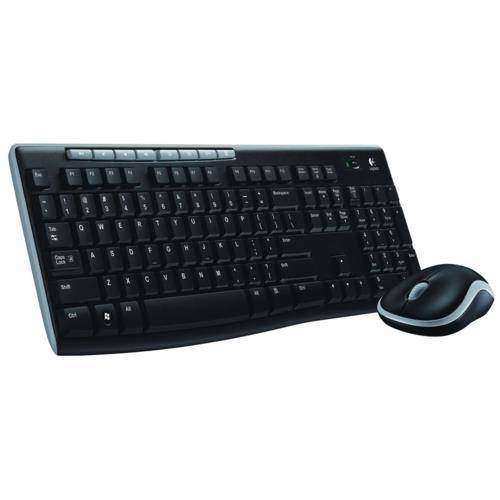 LOGITECH MK270 Q Türkçe Kablosuz Multimedya Siyah Klavye+ Mouse