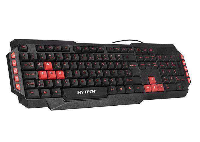 HYTECH HKM-58 GAMY PLUS Q Türkçe USB Kırmızı Tuşlu Siyah Gaming Klavye