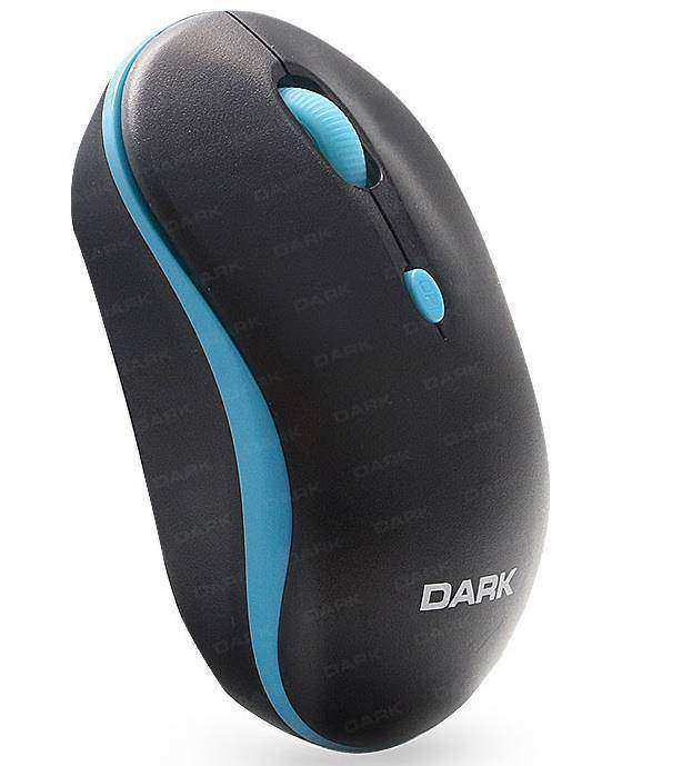 DARK DK-AC-MSW100B Nano Alıcılı Kablosuz 2.4Ghz Siyah-Mavi Mouse