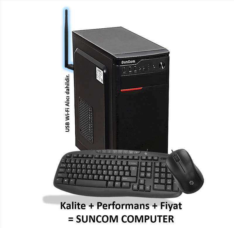 SUNCOM 333224/240-W i3-3220 4GB 240GB SSD O/B DOS Wi-Fi Masaüstü PC
