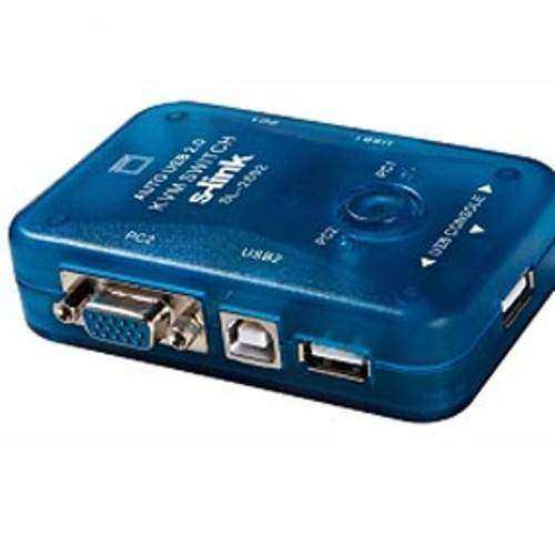 S-LINK SL-2602 2 Port USB KVM Switch Otomatik