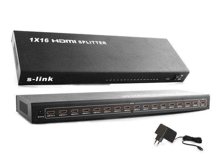 S-LINK SL-LU626 16 Port HDMI Splitter (Çoklayıcı)