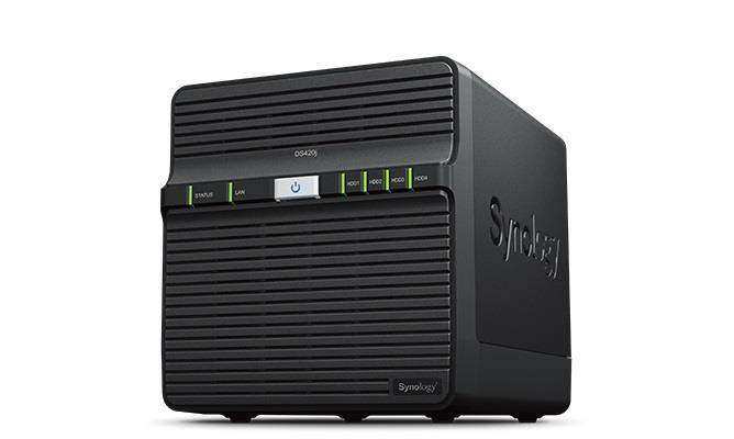 SYNOLOGY DS420J 4x3.5 Disk Yuvalı RAID(1-0-5-6-10) NAS Server