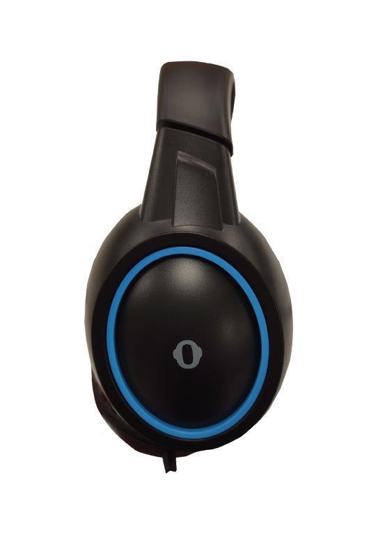 SNOPY SN-GX1 ERGO 3.5 mm Oyuncu Kulaklığı Siyah-Mavi Kulaküstü Kulaklık Mikrofonlu Kulaklık