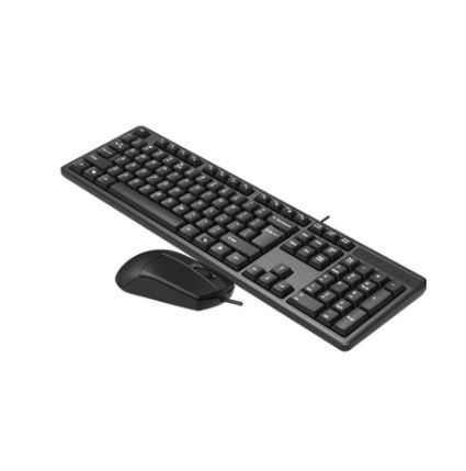 A4 TECH KK-3330 Q Türkçe USB Standart Siyah Klavye+ Mouse