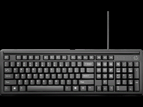 HP 2UN30AA Q Türkçe USB Siyah Klavye
