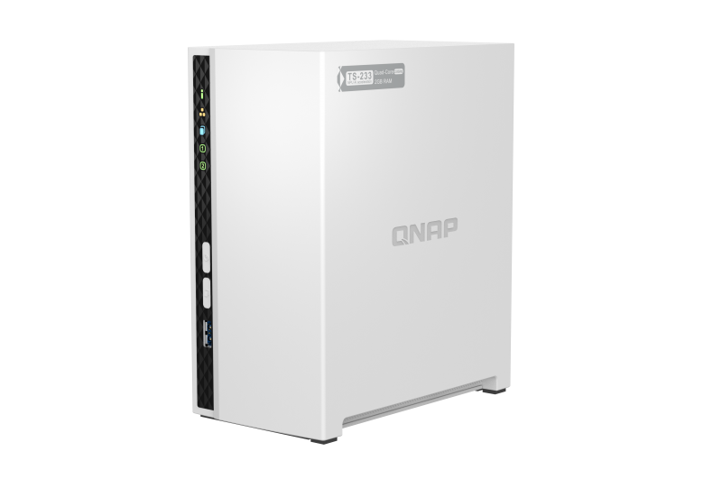 QNAP TS-233 2GB 2x3.5 Disk Yuvalı RAID(0-1) NAS Server