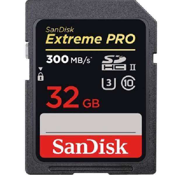 Sandisk 32GB 300Mb/s 2000X Extreme PRO Sd Hafıza Kartı