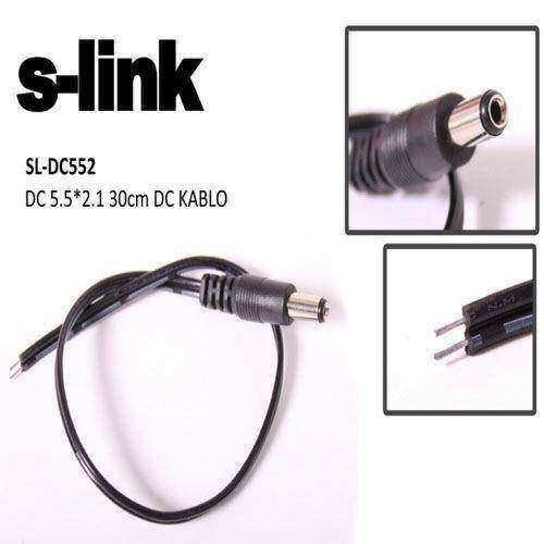 S-LINK SL-DC552 DC5.5*2.1 0,30CM DC Kablo