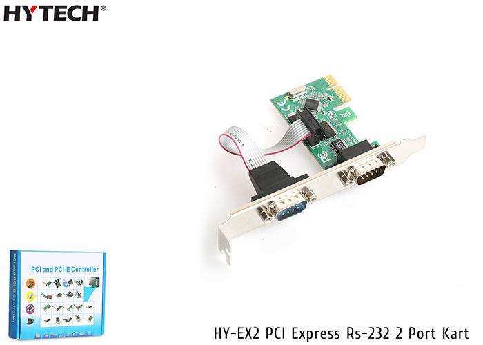 HYTECH HY-EX2 2 adet RS-232 Port PCI Express