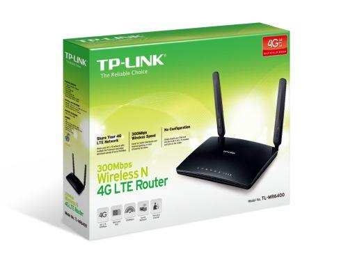 TP-LINK TL-MR6400 4 Port 300mbps 2xAnten Router