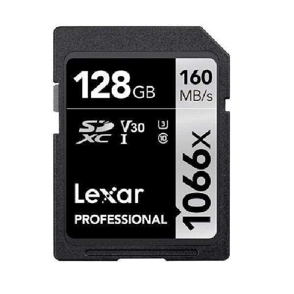 Lexar Professional 128GB 1066x 160MB/s SDXC UHS-II C10 V30 (LSD1066128G-BNNNG)
